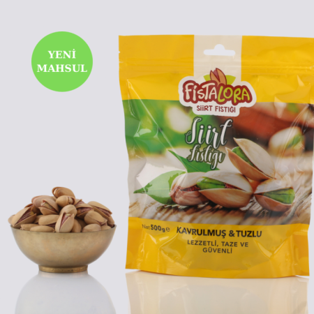 Fistalora Maxima Kavrulmuş Tuzlu Siirt Fıstığı 500 Gr.